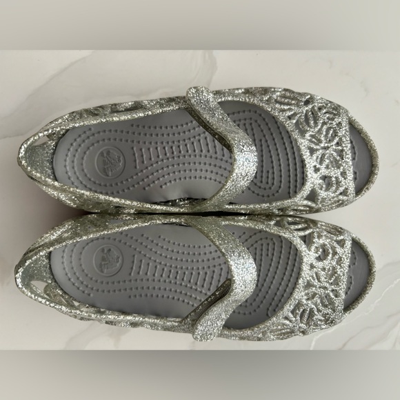 Girls Sparkly Croc Sandals - Picture 7 of 8